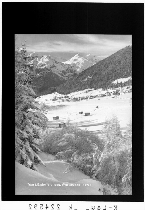 Trins im Gschnitztal gegen Wasenwand