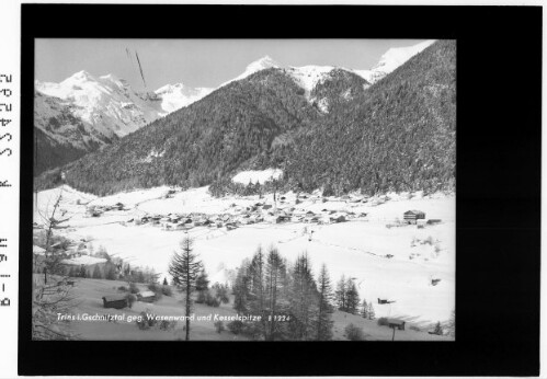 Trins im Gschnitztal gegen Wasenwand und Kesselspitze