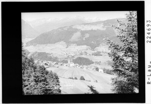 Telfes und Mieders im Stubaital gegen Tuxer Alpen