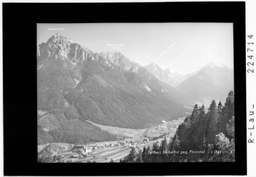 Telfes im Stubaital gegen Pinnistal