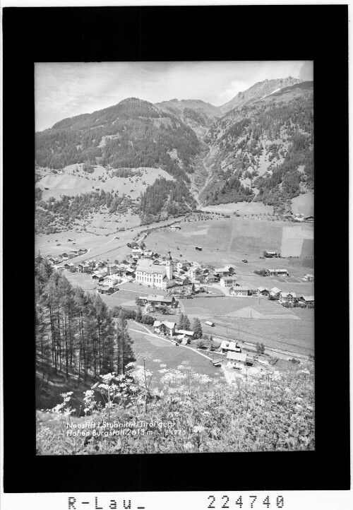 Neustift im Stubaital / Tirol gegen Hohen Burgstall 2613 m