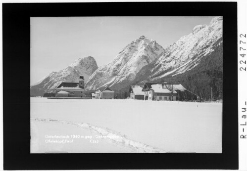 Unterleutasch 1040 m gegen Gehrenspitze und Ofelekopf / Tirol