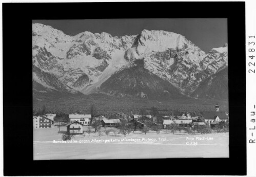 Barwies 881 m gegen Miemingerkette / Mieminger Plateau / Tirol
