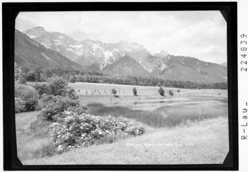 Blick gegen Mieminger Kette / Tirol