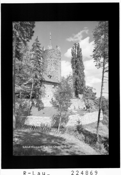 Schloss Klamm 871 m bei Obsteig / Tirol