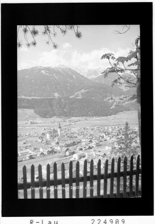 Zirl in Tirol gegen Rosskogel 2643 m