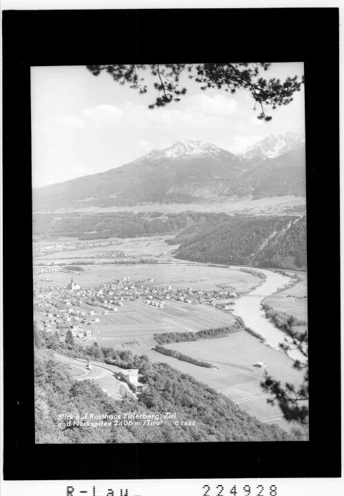 Blick auf Rasthaus Zirlerberg - Zirl und Nockspitze 2406 m