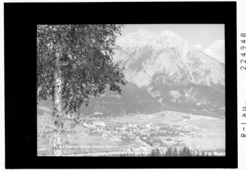 Telfs in Tirol mit Hoher Munde 2661 m