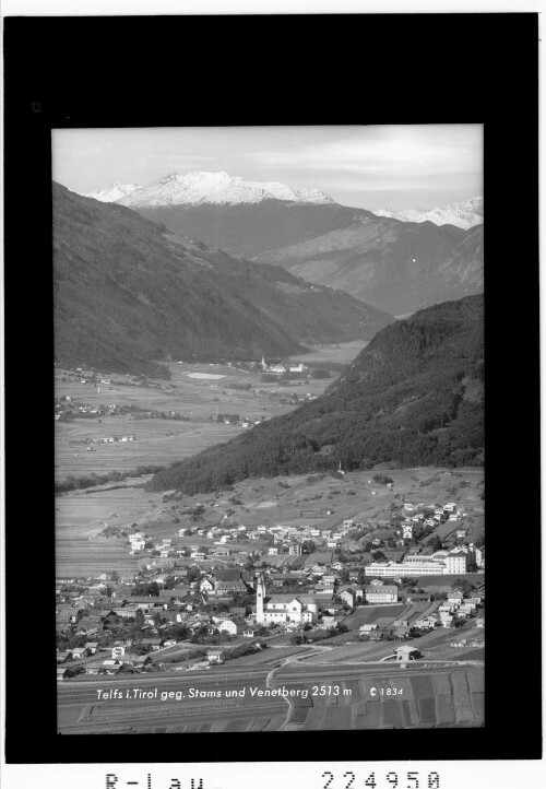 Telfs in Tirol gegen Stams und Venetberg 2513 m