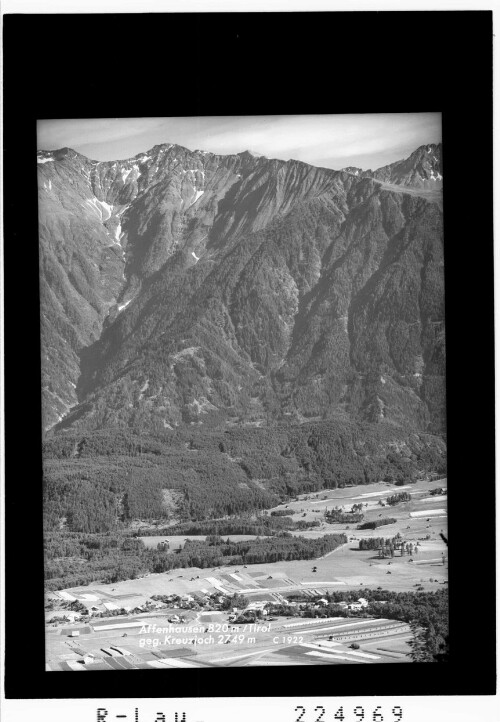Affenhausen 820 m / Tirol gegen Kreuzjoch 2749 m : [Affenhausen gegen Kreuzjochkogel]