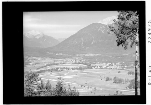Obermieming und Barwies / Tirol gegen Heiterwand 2638 m