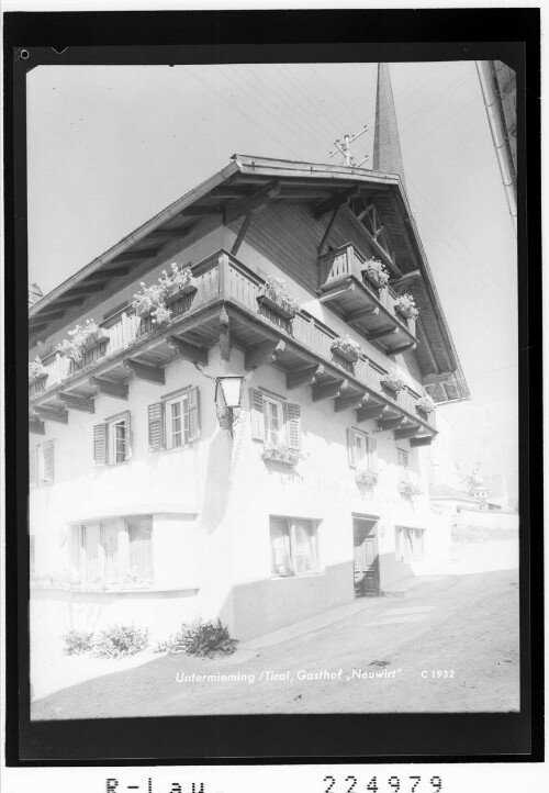 Untermieming / Tirol / Gasthof Neuwirt