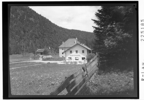 [Tiroler Grenzstube mit Zollamt / Unterleutasch / Tirol]