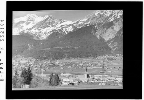 Pfaffenhofen mit Telfs gegen Hochwand