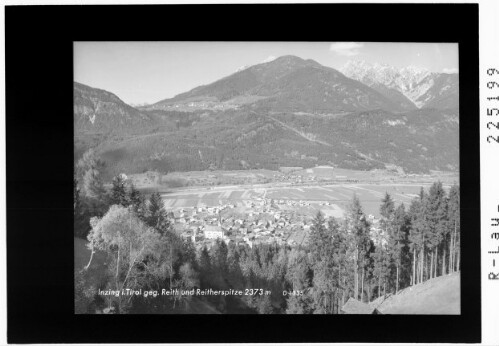 Inzing in Tirol gegen Reith und Reitherspitze 2373 m