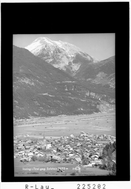 Inzing in Tirol gegen Solstein 2633 m
