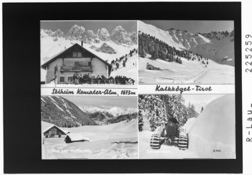 Skiheim Kemater Alm 1673 m / Kalkkögel - Tirol