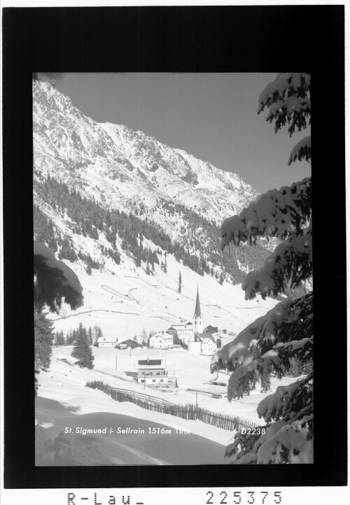 St. Sigmund im Sellrain 1516 m / Tirol