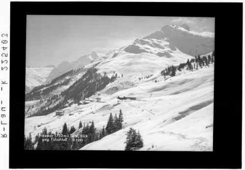 Praxmar 1710 m in Tirol / Blick gegen Talschluß : [Praxmar gegen Lüsenser Fernerkogel und Oberstkogel]