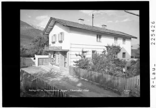 Inzing 621 m / Fremdenheim Egger / Oberinntal / Tirol : [Kaufhaus und Fremdenheim Egger]