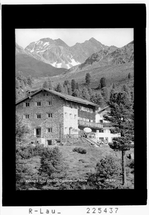 Kühtai in Tirol 2000 m / Dortmunder Hütte