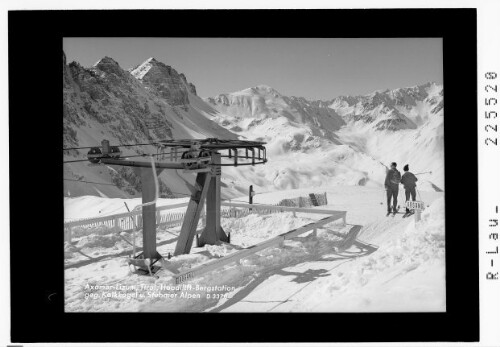 Axamer Lizum / Tirol / Hoadllift - Bergstation gegen Kalkkögel und Stubaier Alpen