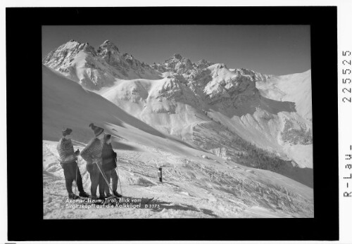 Axamer Lizum / Tirol / Blick vom Birgitzköpfl auf die Kalkkögel