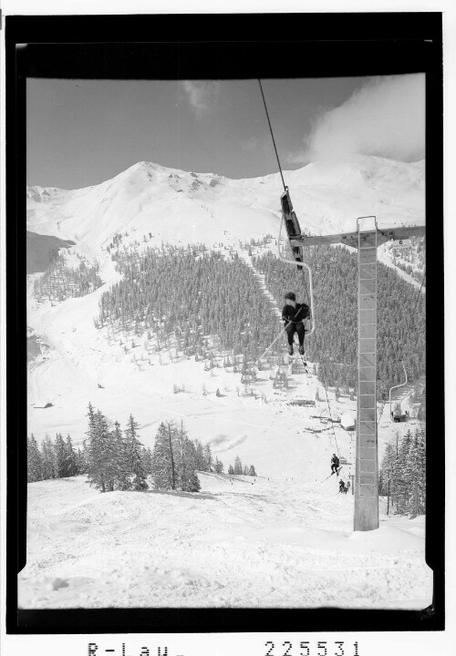 [Birgitzköpfllift in der Axamer Lizum gegen Hoadl / Tirol]