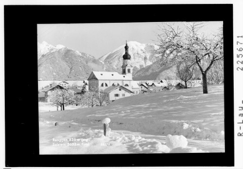 Ranggen 825 m gegen Solstein 2633 m / Tirol