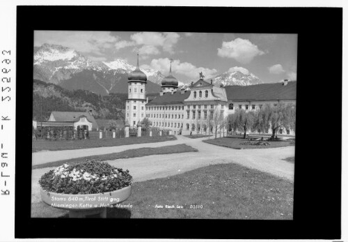 Stams 640 m / Tirol / Stift gegen Mieminger Kette