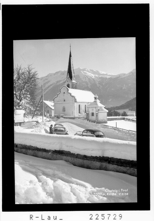 Obsteig in Tirol 1000 m / Kirche