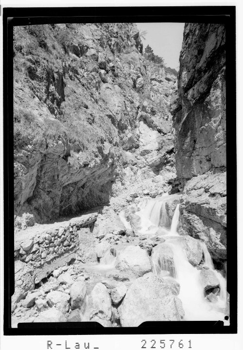 [Ehnbachklamm bei Zirl in Tirol]