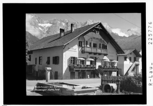 Frohnhausen bei Barwies / Gasthaus Krabichler gegen Mieminger Kette / Tirol : [Gasthof Krabichler in Fronhausen]