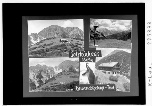 Solsteinhaus 1805 m / Karwendelgebirge - Tirol
