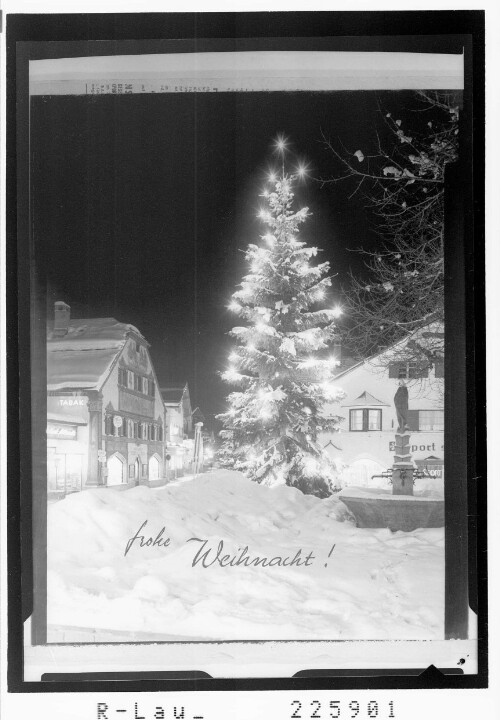 Frohe Weihnacht : [Christbaum in Seefeld / Tirol]