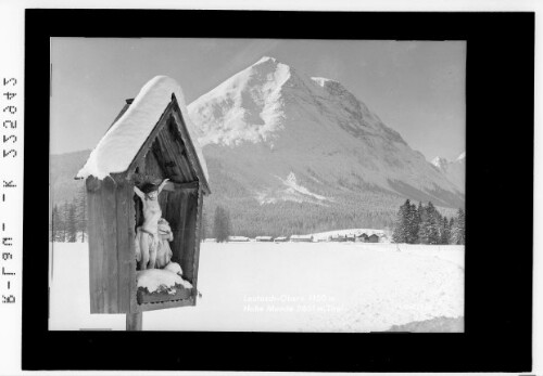 Leutasch - Obern 1150 m gegen Hohe munde 2661 m / Tirol