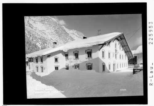 Gasthof Xander / Oberleutasch 1133 m / Tirol