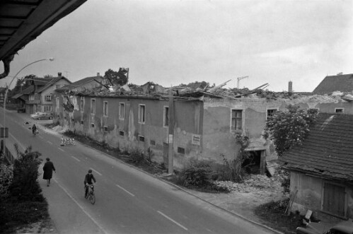 Abbruch der Lauteracher Kaserne