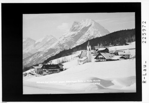 Mösern bei Seefeld gegen Mieminger Kette und Hohe Munde : [Mösern gegen Mieminger Gebirge mit Hoher Munde]