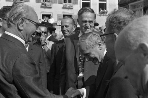 Bundespräsident Franz Jonas auf Besuch in Vorarlberg - Bezau