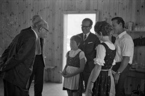 Bundespräsident Franz Jonas auf Besuch in Vorarlberg - Damüls