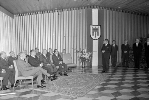 Bundespräsident Franz Jonas in Feldkirch - Empfang