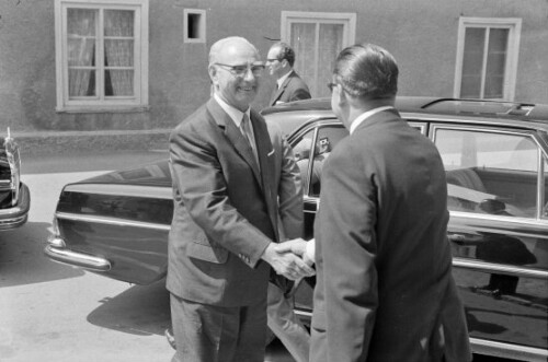 Bundespräsident Franz Jonas in Feldkirch - Empfang in der Arbeitkammer