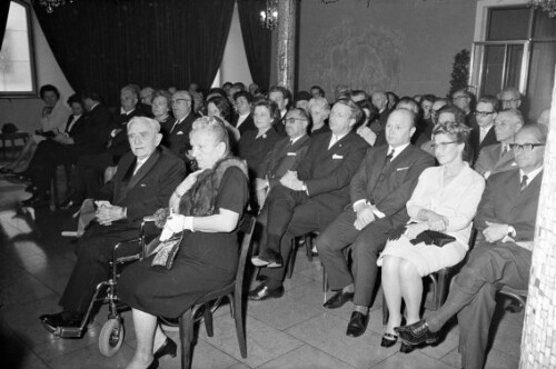 Ehrung von Ing. Neubauer im Bregenzer Kornmarkttheater