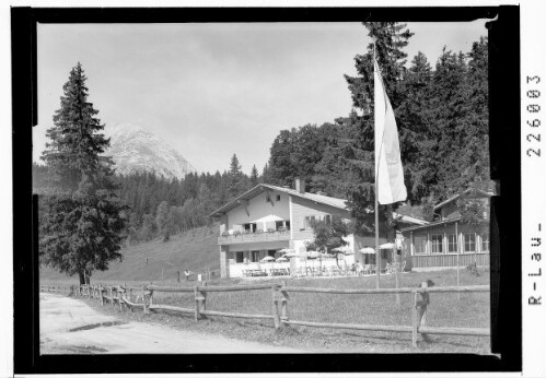 [Ferienheim Wildmoos in der Lentschenau gegen Hohe Munde / Tirol]