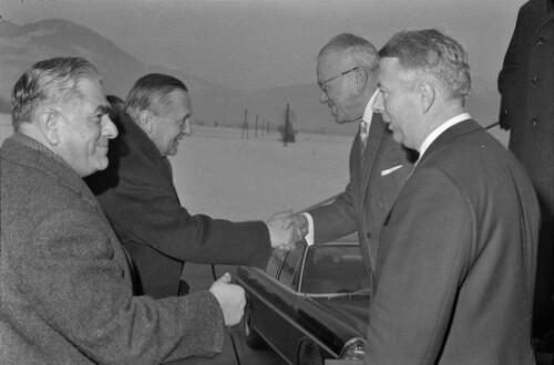 Verkehrsminister Ludwig Weiß besucht die Fa. Hirschmann in Rankweil