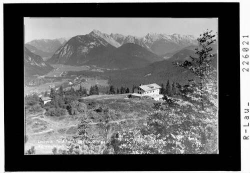 Leutasch - Tirol / Rauthhütte 1600 m gegen Karwendelgebirge