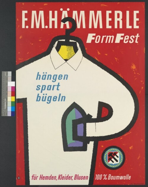 Werbeplakat des Textilunternehmens F.M. Hämmerle