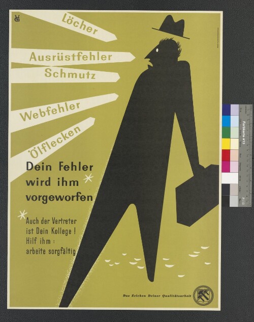 Plakat des Textilunternehmens F.M. Hämmerle