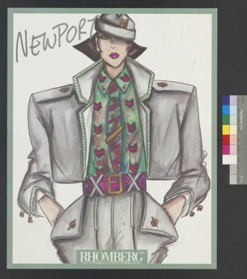 Werbemotiv des Textilunternehmens Franz M. Rhomberg